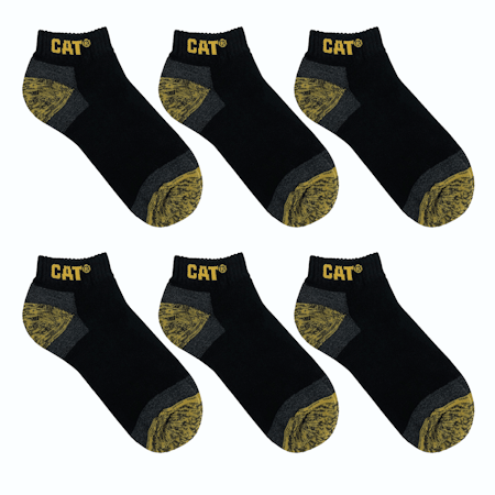 Caterpillar 6-par Premium arbets/ankelstrumpa 39-50