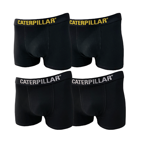 Caterpillar boxershorts 4-par, svarta. M-XXL