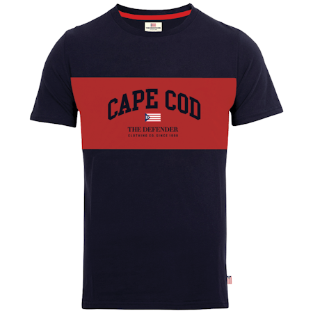 The Defender t-shirt med applikation Mörkblå S-XL