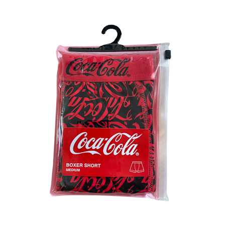 Coca-Cola boxershorts 1-par, röd/ svart