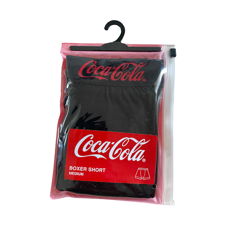 Coca-Cola boxershorts 1-par, svart