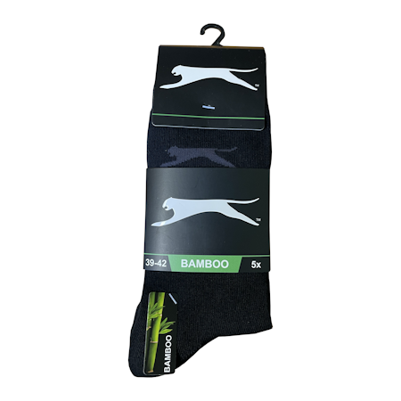 Slazenger Finstickade Bambustrumpor 5-par 39-42