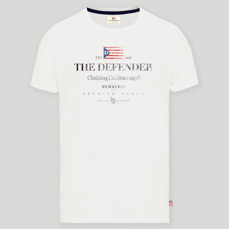 The Defender t-shirt Vit S-XXL