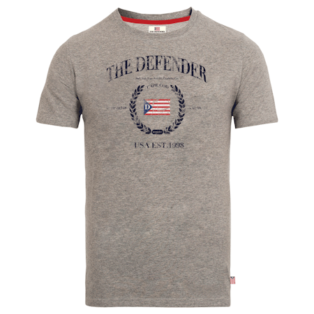 The Defender t-shirt Gråmelerad L