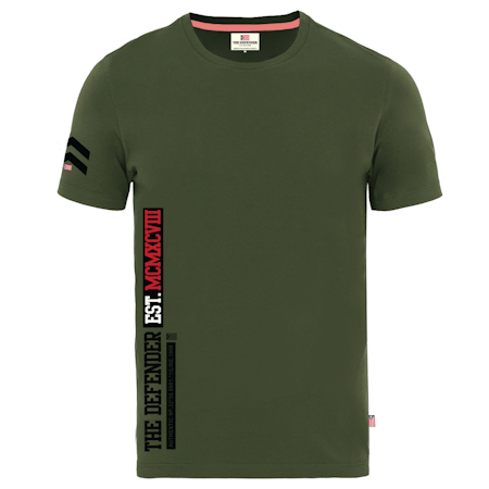 The Defender t-shirt Army grön, S