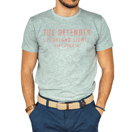 The Defender t-shirt Gråmelerad M