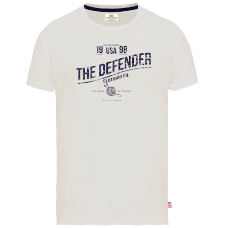 The Defender t-shirt Vit M, L