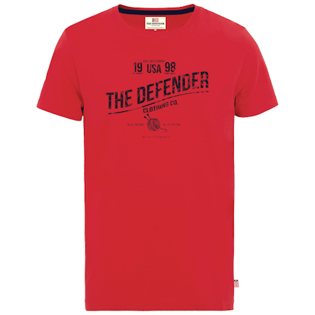 The Defender t-shirt Röd S, M, L