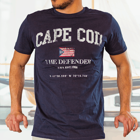 The Defender t-shirt Mörkblå S-XL