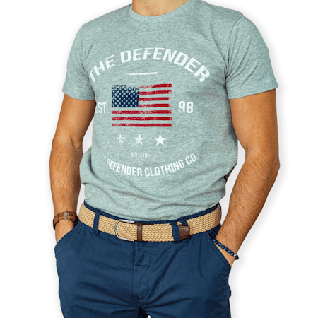 The Defender t-shirt Grå S, M, L