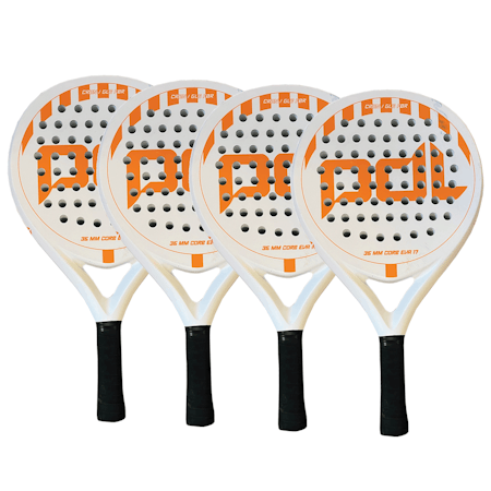 4 stycken Padelracket med foam-kärna - Perfekt för nybörjare