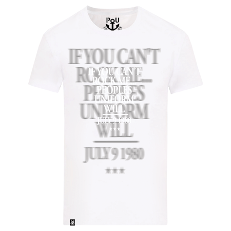 Peoples Uniform T-shirt Vit. S-XXL