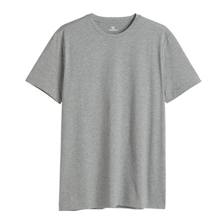 Grå Rundhalsad T-shirt S, M, L, XXL