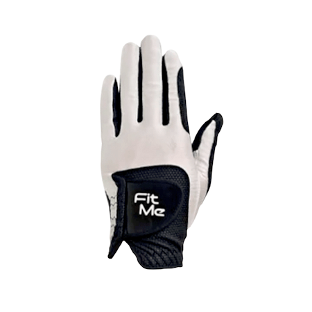 Fit Me Golfhandske Vit med Svart, XS-L