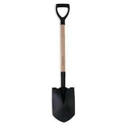 Spade, Spetsig trädgårdsspade deluxe, skaft i askträ, By Benson