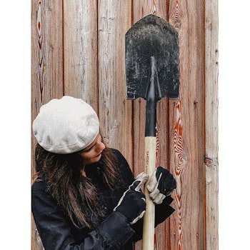 Spade, Spetsig trädgårdsspade deluxe, skaft i askträ, By Benson