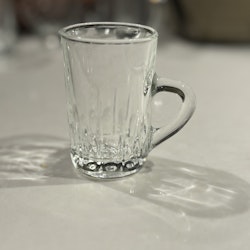 Glöggmugg glas dekorativ vintage