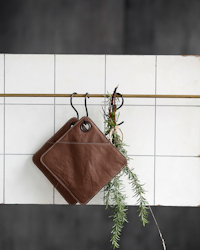 Grytlappar i exklusivt naturmaterial set med 2st