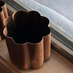 Kruka bubbliga blomman 3 storlekar i plåt