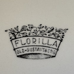 Assietter Florilla Old-Gustavsberg 6st, Vintage