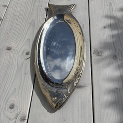 Fat för fisk i form av fisk, vintage