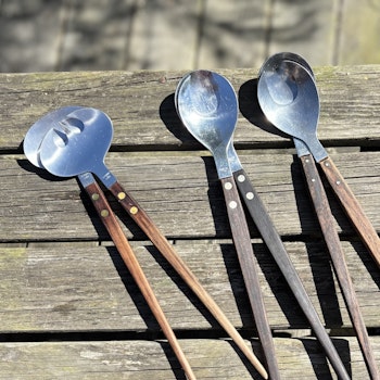 Salladsbestick, 3 olika i klassisk vintage