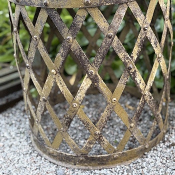 Pall /litet bord i järn, vintage