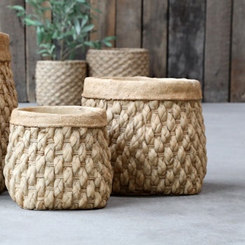 Kruka med naturutseende i keramik, Chic Antique