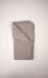 Servett i 100% linne, brungrå 45x45cm, Olsson Jensen