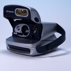 Polaroid 600 Express Silver - Fungerande och Fin