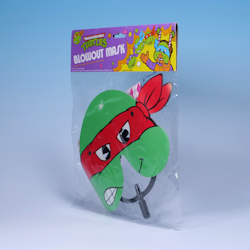 Teenage Mutant Ninja Turtles Blowout Mask - Sjukt Skoj från 1990 - MIB