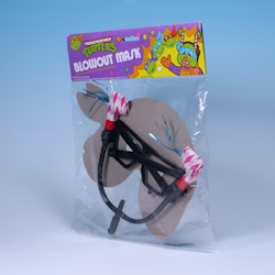Teenage Mutant Ninja Turtles Blowout Mask - Sjukt Skoj från 1990 - MIB