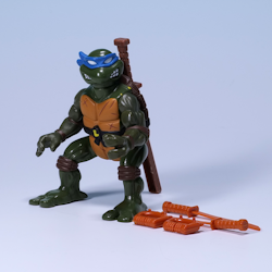 Teenage Mutant Ninja Turtles Somersault Samurai Leo - Playmates Toys 1993 - KOMPLETT