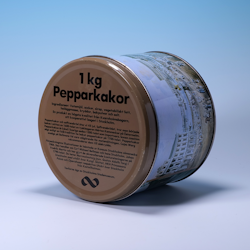 Plåtburk Konsum Pepparkakor - Big Burk Boi