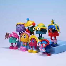 McDonald's Funny Fry Friends - Komplett Linje från 1988