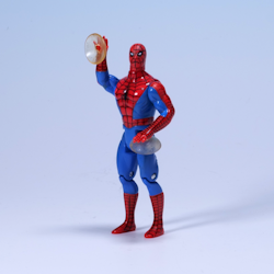 Marvel - Super Heroes Spider-Man (Web-Suction Hands) - Toy Biz 1990