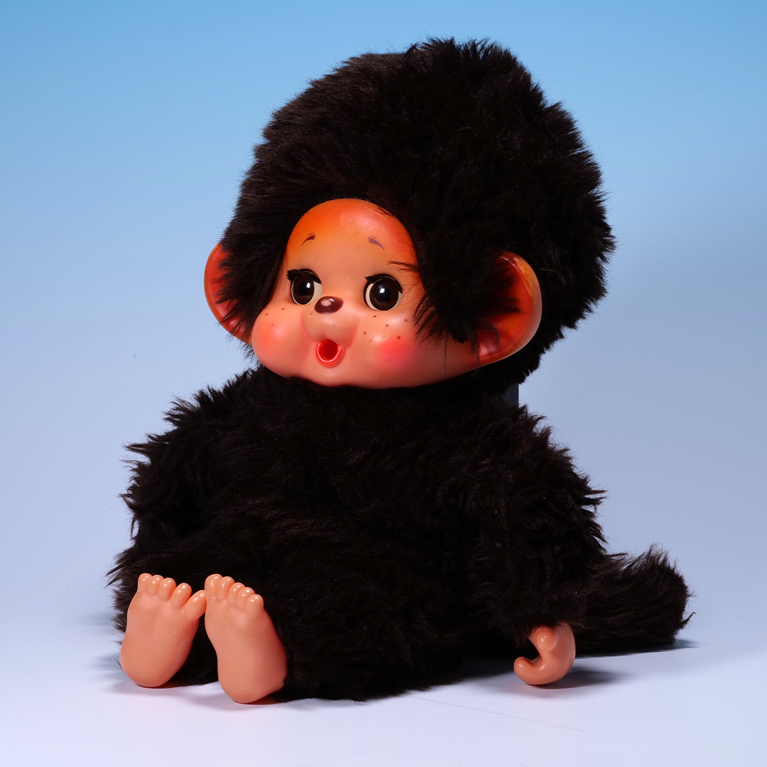 Monchhichi Docka 35cm Toho Japan Plastpalatset