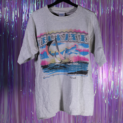 T-Shirt - Florida Breakaway Inc. - Båtsurfing i Neon - Premier Sportswear U.S.A. - L