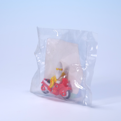 Mac Tonight Travel Toys Motorcycle - McDonald's 1988 Oöppnad BAGGIE