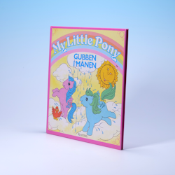 My Little Pony Gubben I Månen - Richters - Hardcover 1986