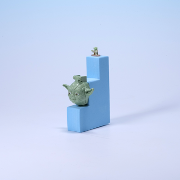 Micro Machines Mini Figure Head Yoda - Galoob 1996