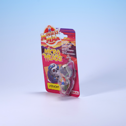 Mighty Max Micro Heads/Shrunken Heads Venom/Wraptile - Ideal/Blue Bird 1993 MOC