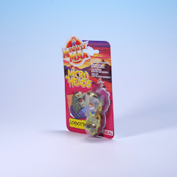 Mighty Max Micro Heads/Shrunken Heads Lobotix/Brain Face - Ideal/Blue Bird 1993 MOC