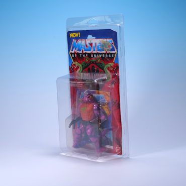 Masters Of the Universe Tung Lashor - Mattel 1985 MOC Med Zoloworld-case