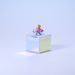 Polly Pocket Polly's Sports Car Ring - Mattel/Blue Bird 1989 - KOMPLETT