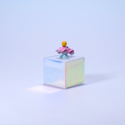 Polly Pocket Polly's Sports Car Ring - Mattel/Blue Bird 1989 - KOMPLETT