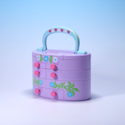 Polly Pocket Beauty Case Playset - Mattel/Blue Bird 1991 - KOMPLETT