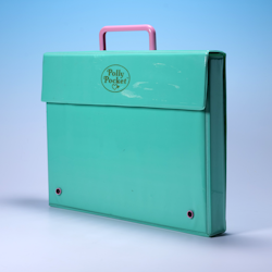 Polly Pocket Writing Case Playset - Mattel/Blue Bird 1990 - KOMPLETT