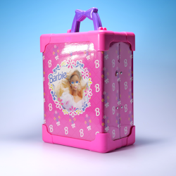Barbie Deluxe Doll Trunk - Mattel 1992