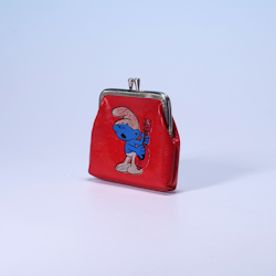 Portmonnä Smurfarna Gitarrsmurfen - Läcker & Liten - 70-tal